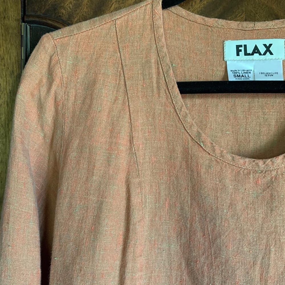 FLAX linen tunic top